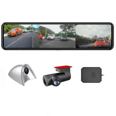 China Waterproof 11.88 Inch Driving Record Three Lens G-sensor Parking Aid for sale