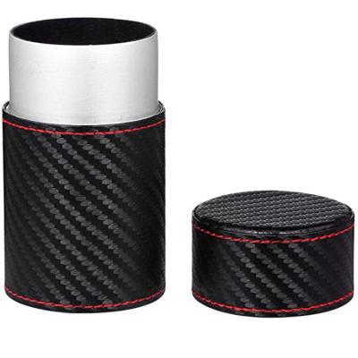 China New RFID Car Key Business Cylindrical Key Bag Shield Box Anti-magnetic Brush Carbon Fiber Anti-theft for sale