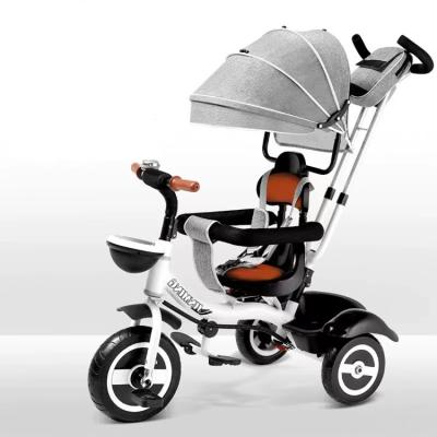 China Ride On Toy 2022 New Girl 4 In 1 With Tent Wholesale Price Baby Tricycle Stroller Foldable Bike With Canopy For One Year Old Baby for sale