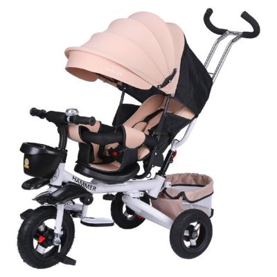 China Ride on toy 2022 new item ride on car baby tricycle/most selling baby tricycle walker for kids/factory price three wheel tricycle for kids for sale