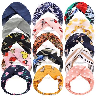 China Easy Hot Style Headband Fabric Designer Multicolor Knotting Headbands for sale