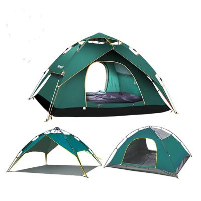 China Straight tying type waterproof camping tent for 2 3 person, easy instant pop tent, automatic rainproof tent have rain fly for sale