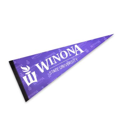 China Waterproof Custom Triangle Felt Pennant /Custom Football Club Pennant Flag for sale