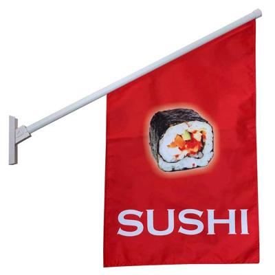 China Quality Double Sides Wall Flags Wall Decoration PVC Wall Waterproof Advertising Open Flag for sale