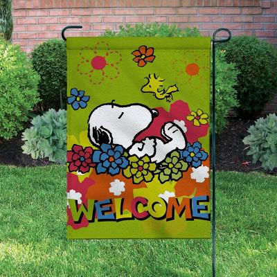 China Waterproof Decorative Halloween Garden Flag Customized Cheap Halloween Garden for sale