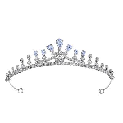 China Wholesale Handmade Wedding Shiny Bridal Tiaras +Rhinestone Meiduo Hair Accessories Zinc Alloy Rhinestone Rhinestone Crowns for sale