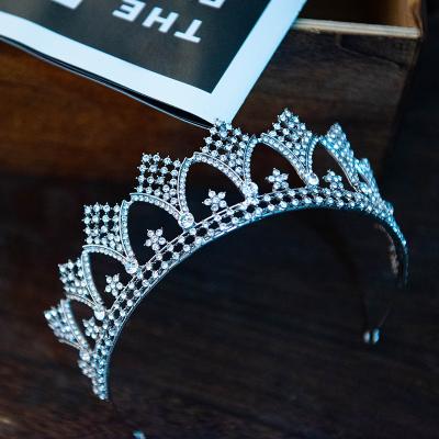 China Meiduo Alloy Wedding Tiaras And Crowns Wholesale Zinc Alloy Bridal Rhinestones Wedding Headband Headpieces for sale