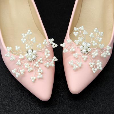 China Shoe Buckle Meiduo Alloy Bride Jewel Beads Accessories Buckles For Shoe Decorations Buckle Bridal Shoe Clips for sale