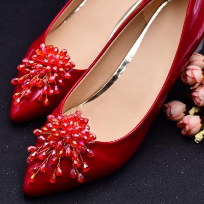 China Wholesale High Quality Meiduo Rhinestone Shoe Buckle Shoe Buckle Beaded Wedding Decorative Clips For Woman Shoes for sale