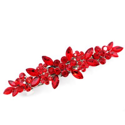 China Meiduo Sweet Rhinestone Women Fashion Barrettes Girl Side Clip Top Hairpins Clip Spring Hairpin Hair Accessories for sale