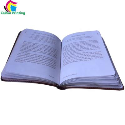 China paper & Cardboard round corners around bound book leather back gold stamping printing for sale