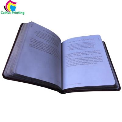 China paper & Custom Flexible Leather Bound Cardboard Book Printing for sale