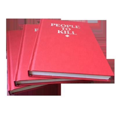 China Red Hardcover Cloth Drawing Sketchbook Hardcover Book for sale