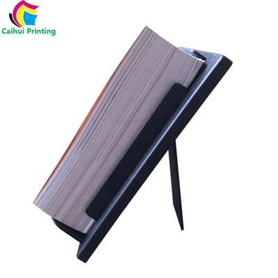 China paper & Cardboard Journal Holder Tear Off Desktop Calendar Plastic Printing for sale