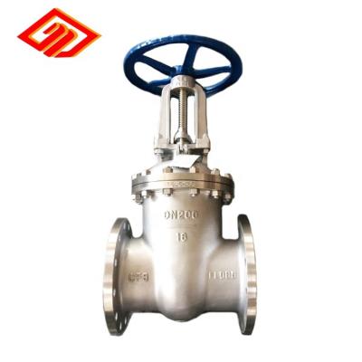 China General stainless steel end connection flanged gate valve Z41W-16P/R DN15-400 for sale