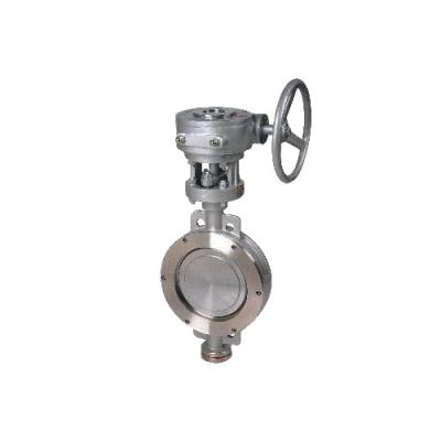 China Wafer Valve PN16 General Triple Eccentric Stainless Steel WCB Butterfly Valve for sale