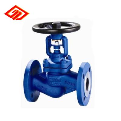 China General DIN Malleable Iron Bellows Sealed Globe Valve for sale