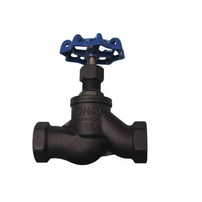 China General Cast Steel BSP Female Threaded Globe Valve for sale