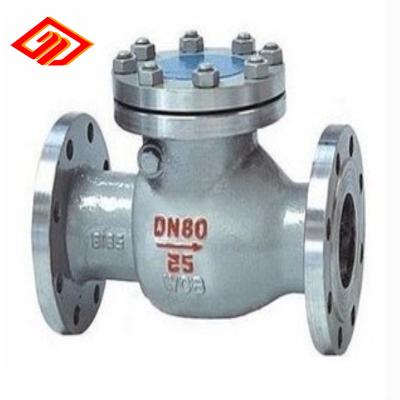 China General Flange Type Cast Steel Check Valve Swing 6 Inches for sale