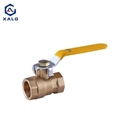 China General 1 Inch BSP NPT Threaded Brass Ball Valve PN16 DN25 for sale