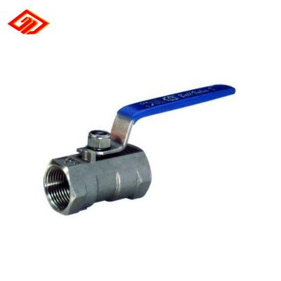 China General Hot Sale 1PC Type Female Threaded Stainless Steel Ball Valve for sale