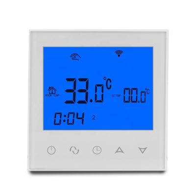 China 7 Day Programmable Manufacturer Supply Large LCD Touch Screen Room Thermostat for sale