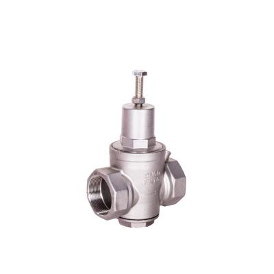 China General Stainless Steel CF8 Valve Adjustable Low Pressure 304 Water Pressure Reducing Safety Valve for sale