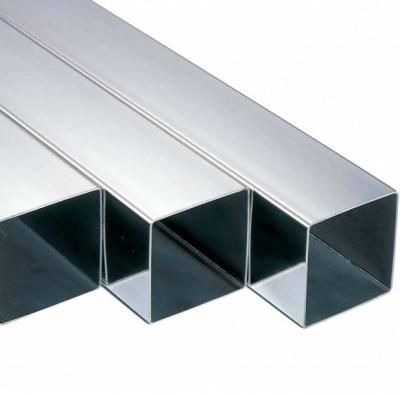 China High quality hot dipped galvanized construction structure square pipe, galvanized square steel hollow section, square steel pipe and tube shs rhs for sale