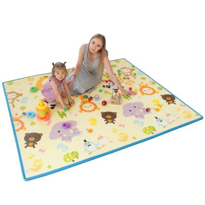 China Custom Eco-Friendly XPE Print Baby Care Crawling Play Mat for sale