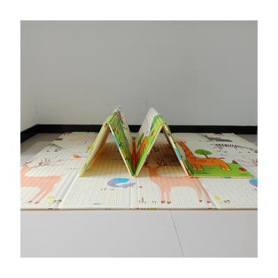 China Hot Selling Nordic Eco-friendly.anti-slip.water-proof Portable Folding Traffic Map Car Game Decoration Baby Play Mat for sale