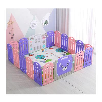 China High Quality Easy Safety Foldable Portable Baby Playpen Assembly Baby Fence Plastic Playpen for sale