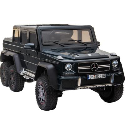 China Ride on Toy New authorizes children's electric vehicle toy car to ride G63 six-wheeler human pickup suv for sale