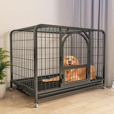 China Hot Selling Cheap Cage Viable Big In Sale Collapsible Metal Dog Houses Big Cage for sale