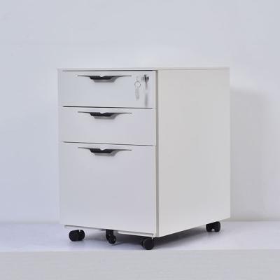 China YUANJU 3 Adjustable Drawers Movable Steel Office (Other) File Cabinet With Lock for sale