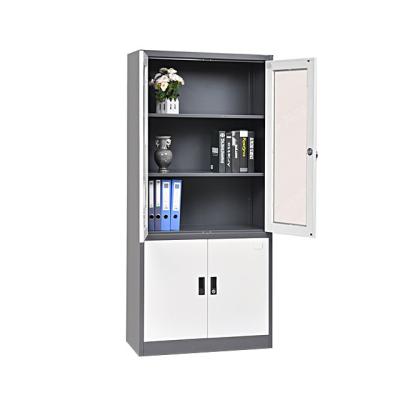 China YUANJU Office Furniture (Other) Adjustable Metal Cabinet Metal Packing Weight Powder Coating Steel Packing Level File Cabinet for sale