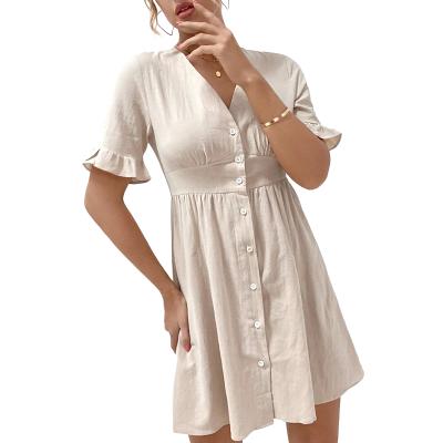 China Latest Design Summer Dress 2021 Size Women Breathable Casual Clothing High Top Women's Classy Dress for sale