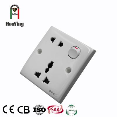 China Home Electric Multi Function A And 2 Pin 3 Switches Pin Receptacle Socket Receptacle Socket for sale