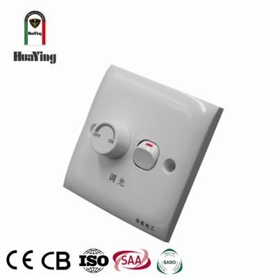 China ABS/PC Dimmer CE SAA CCC ISO9001 300W OEM 1 Strip Lamp 220v Plastic Switch Panel Switch for sale