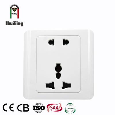 China HUAYING China Popular 2pn and 3 Pin Multifunctional Power Wall Socket Home Type for sale