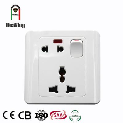 China Pearl 2 and 3 pin dual home socket for home 3pin socket multifunctional socket for sale