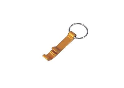 China Steel wire and aluminum Bottle opener key ring, Promotional Keychains 30569 for sale