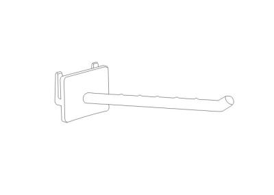 China supermarket, Store, shop hanging PP plastic Peg Retail Display Hooks 31083,31084,31085,31086 for sale