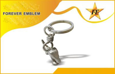 Cina Metallo Keychains promozionale rame/bronzeo 3D con l'anello di spaccatura + l'anello di salto in vendita