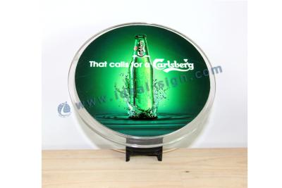 China Acrylic Budweiser Bar Top Bottle Opener With Light Up Display Custom for sale