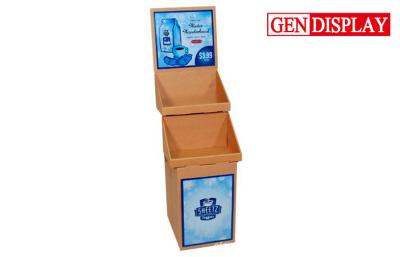 China Spice Foods Cardboard Display Stand , Promotion Retail Display Stands for sale