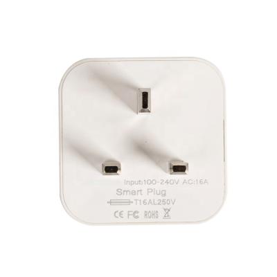 China Voice Control Factory Direct Sales Shape To Smart Life 10A USA Smart Plug Wifi Socket Works With Alexa for sale