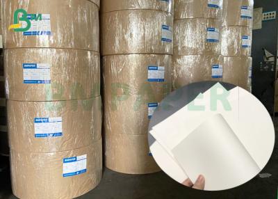 China Cartão baseado conservado em estoque do copo sem revestimento do rolo enorme 190gsm 210gsm para o copo de papel descartável à venda