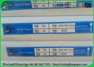 China Duidelijke Witte Bankpost voor de Grootte van A1 A2, het Document van de Riemverpakking 80gsm Woodfree Te koop