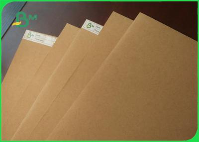 China 400gsm 450gsm 100% Virgin Solid Board Strong Brown Kraft Paper For Hangbags for sale