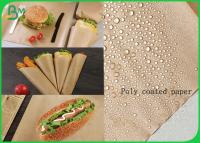 China FDA Certified Greaseproof Kraft Food Wrapper Reel With Poly Coated for sale